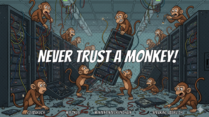 Never Trust a Monkey: The Chasm, the Craft, and the Chain of AI-Assisted Code at JFokus 2026